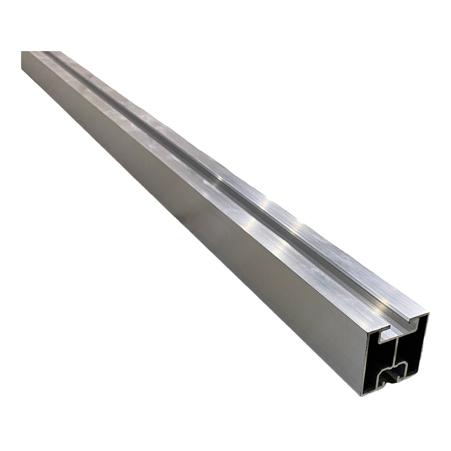 F806 40X40 asennusprofiili, 3300mm / Iskuruuvi / Liukuohjain