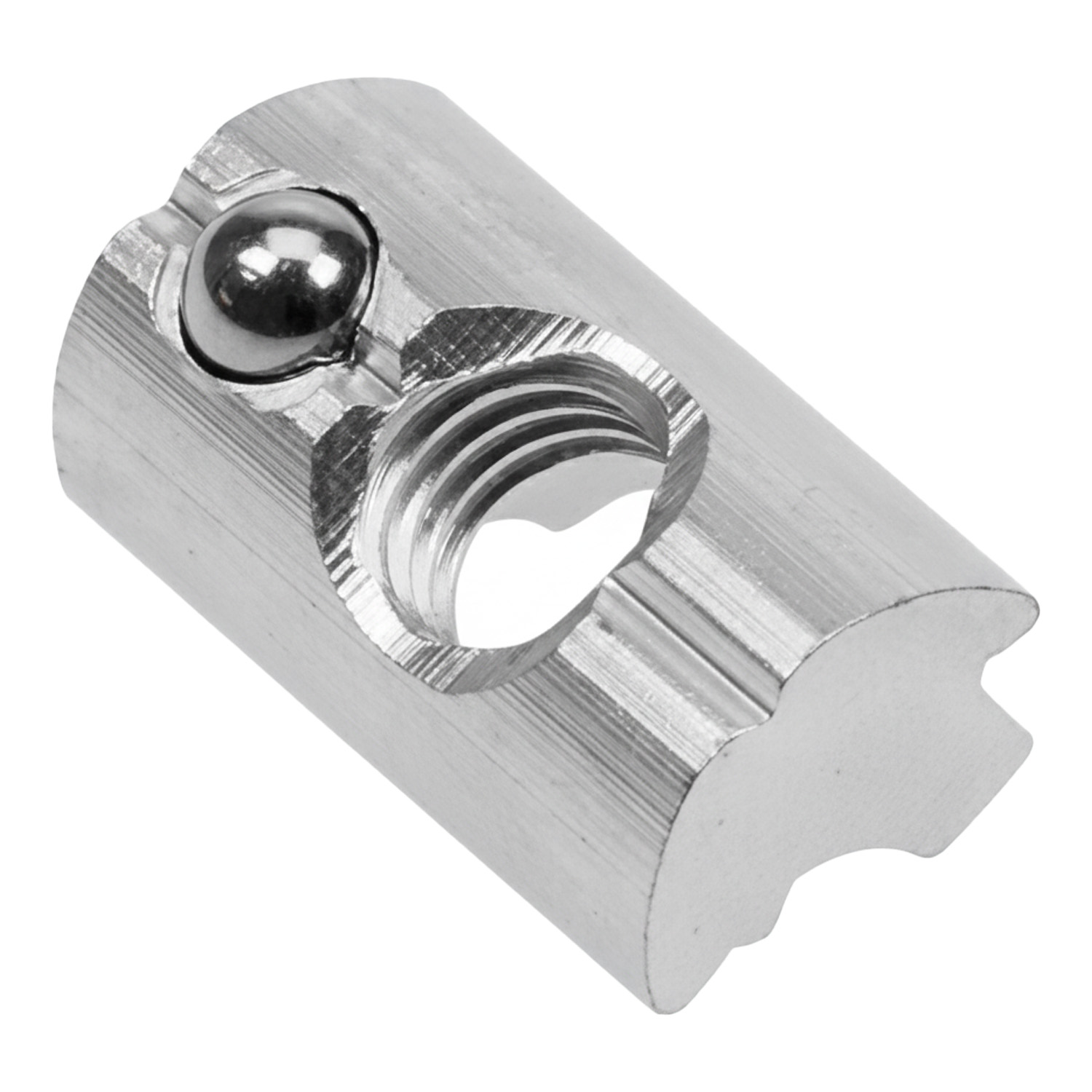 Liukuva laippapultti kuula 22x13x10 - M8 / A2 / pakkaus 100 kpl